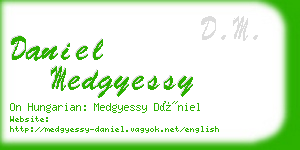 daniel medgyessy business card